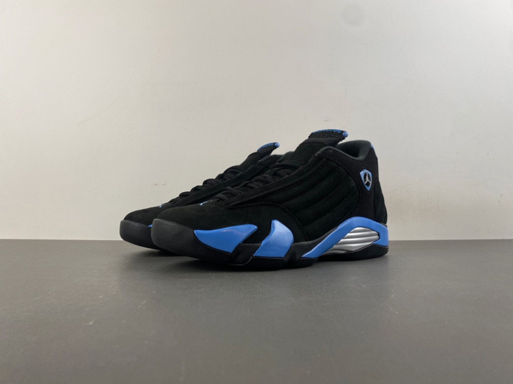 Air Jordan 14 "Black/University Blue" 487471-002
