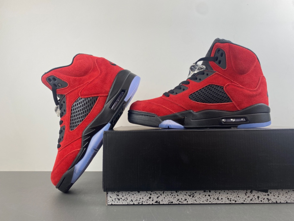 Air Jordan 5 Retro Raging Bull Red (2021) DD0587 - 600