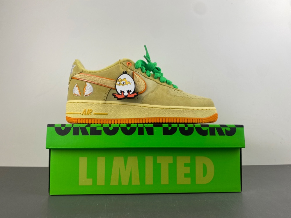 Nike Air Force 1 Low Ducks of a Feather University of Oregon Duck or Egg IU7612-700