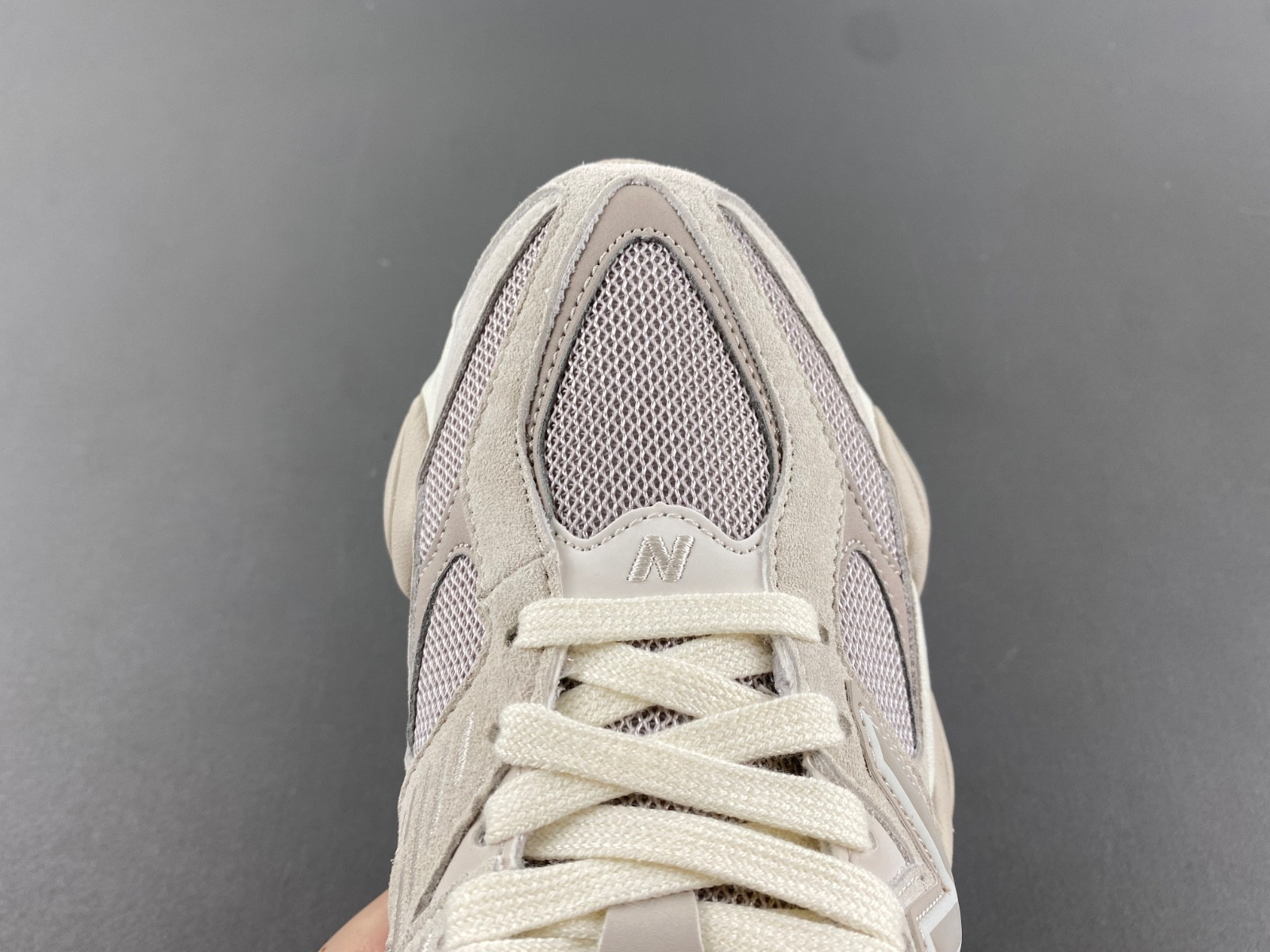 new Ba1an*e 9060 beige men