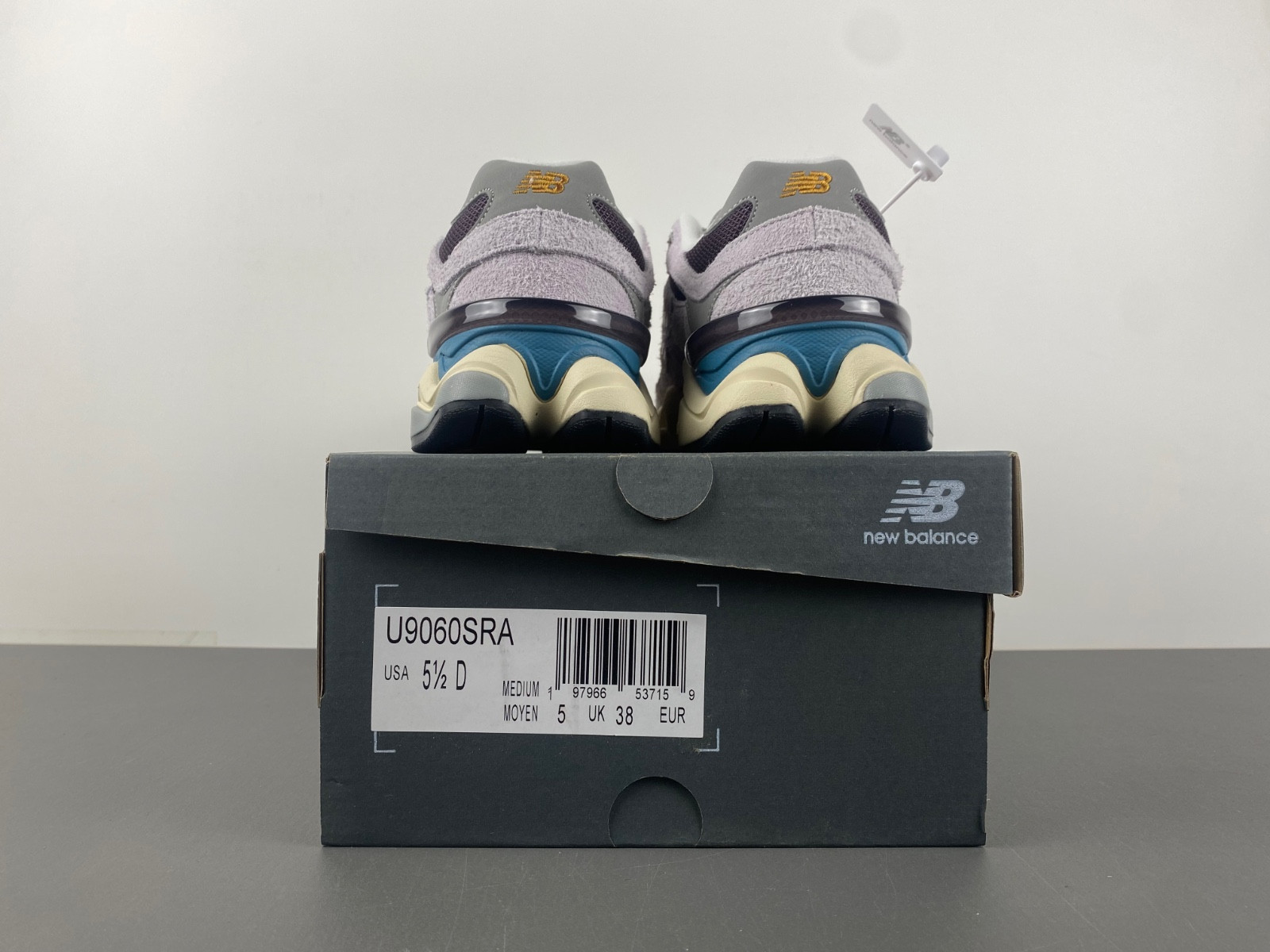 new Ba1an*e 9060 taro plum brown men