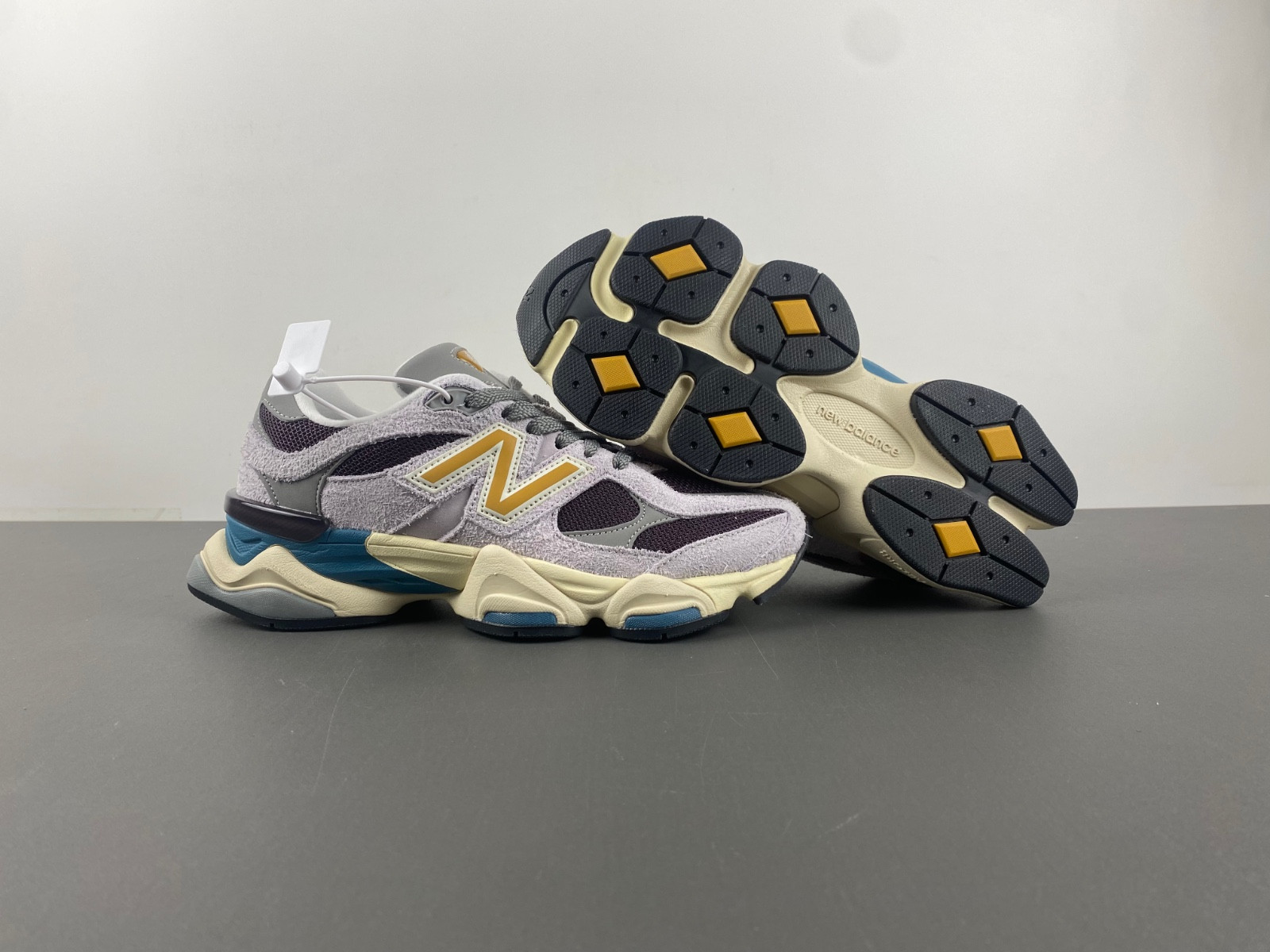 new Ba1an*e 9060 taro plum brown men