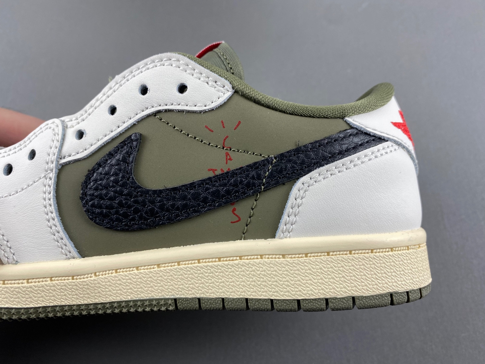Jordan 1 Retro Low OG SP Travis Scott Medium Olive (PS) DO5442-200