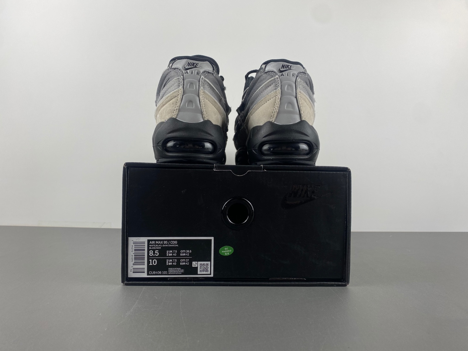 Nike Air Max 95 Comme des Garcons Black Grey CU8406-101