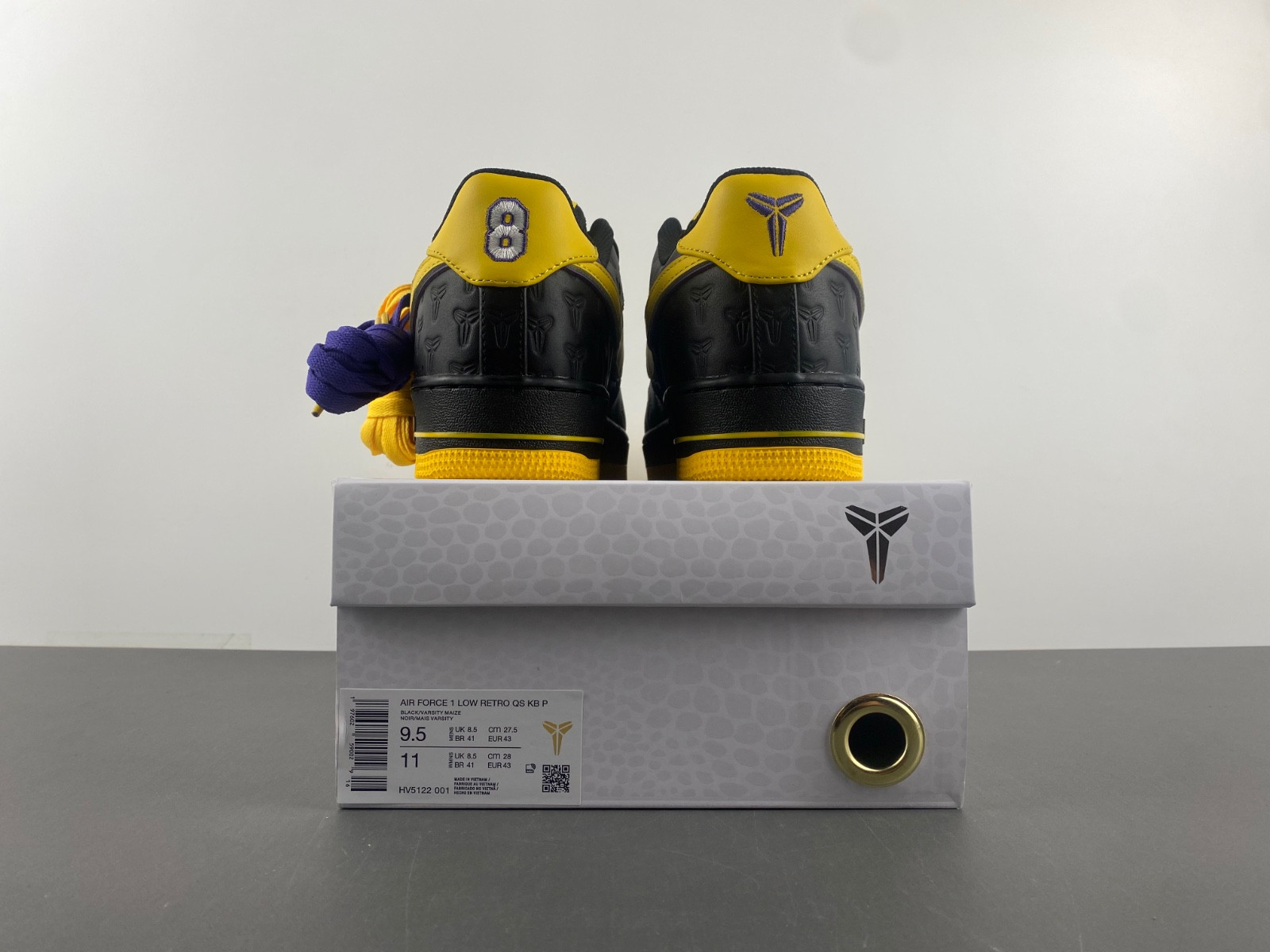 Kobe Bryant x Nike Air Force 1 Low Black HV5122-001