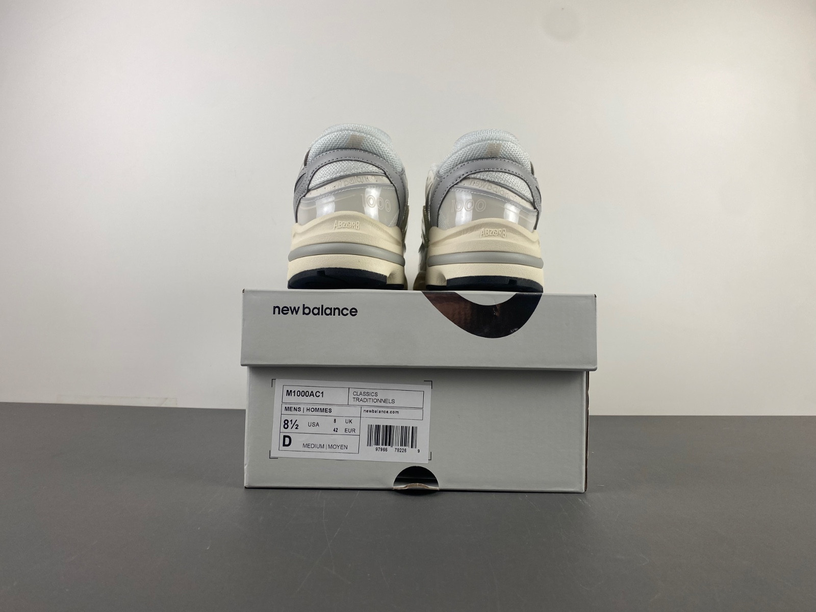 new Ba1an*e 1000 aime leon dore white m1000ac1