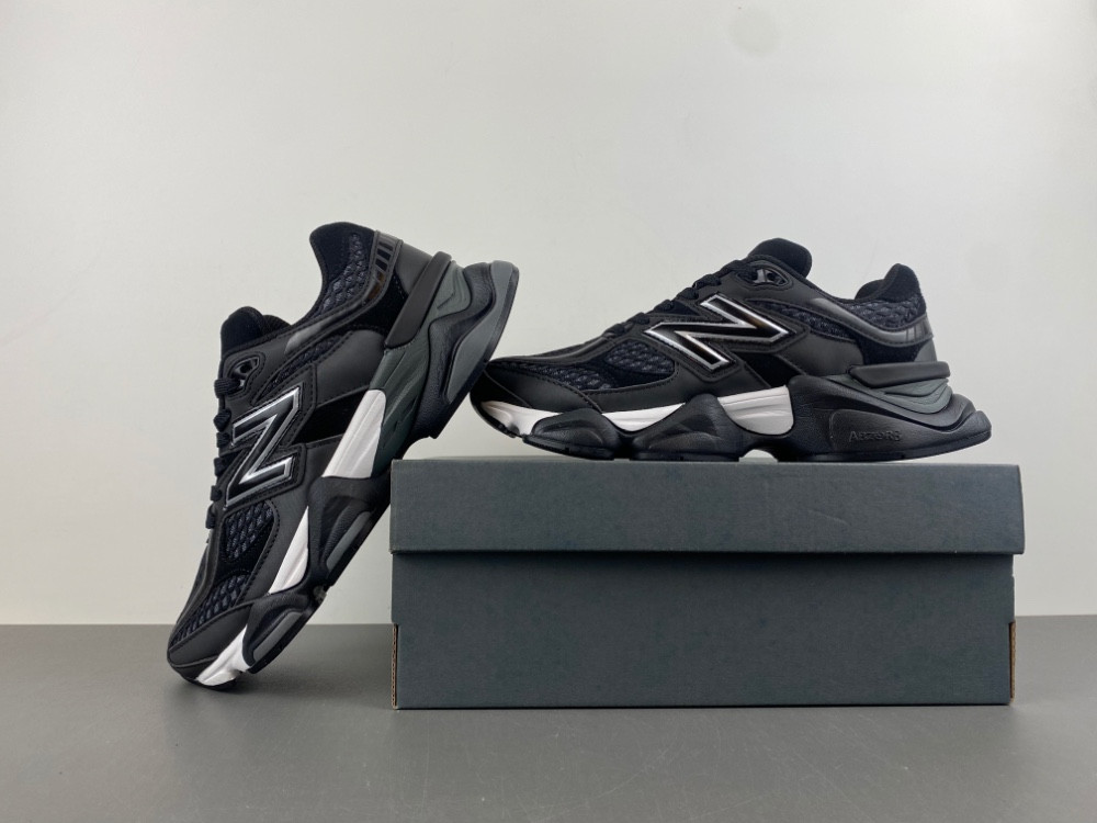 new Ba1an*e 9060 shoe palace black silver u9060pnr