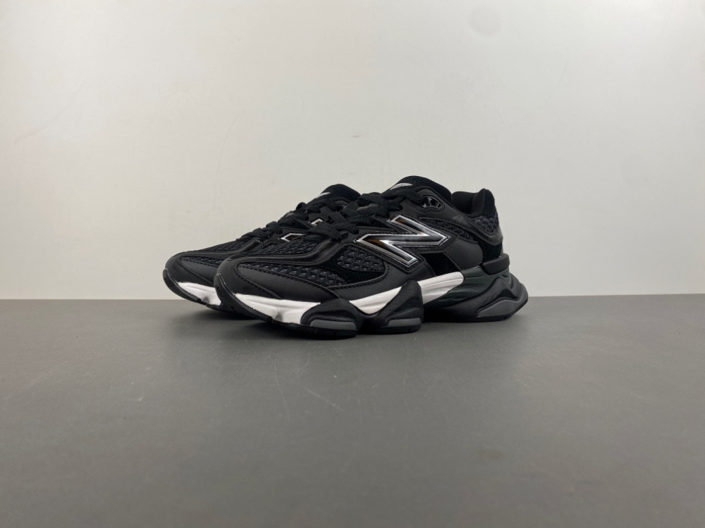 new Ba1an*e 9060 shoe palace black silver u9060pnr