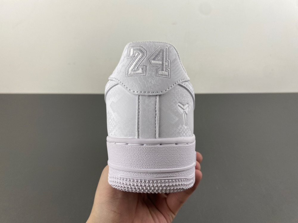 Kobe Bryant Nike Air Force 1 Low Triple White IB0018-100