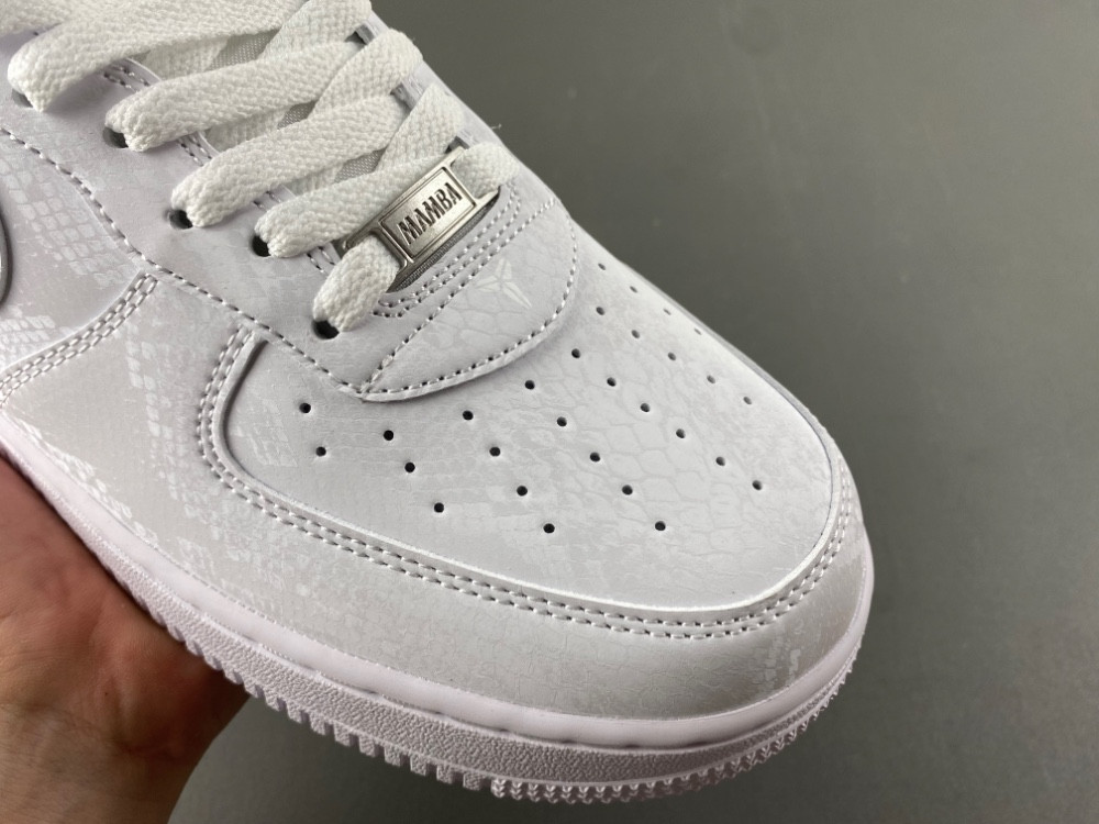 Kobe Bryant Nike Air Force 1 Low Triple White IB0018-100