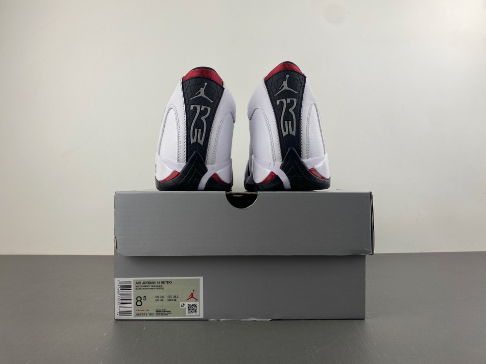 Air Jordan 14 "Black Toe" 2024 Release 487471-160