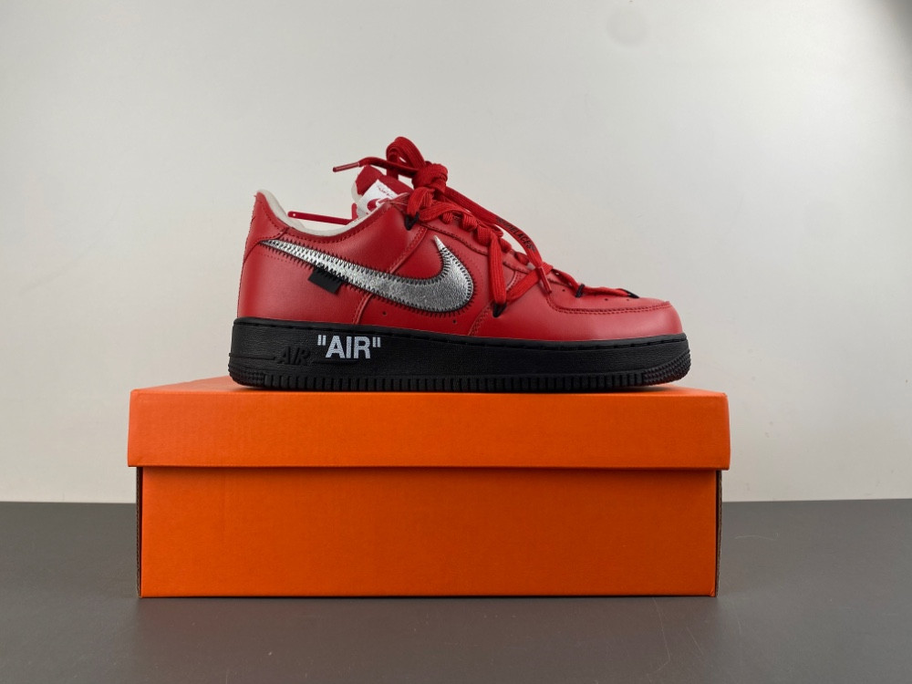 OFF-WHITE x Nike Air Force 1 “Crimson”