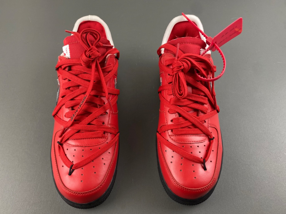 OFF-WHITE x Nike Air Force 1 “Crimson”