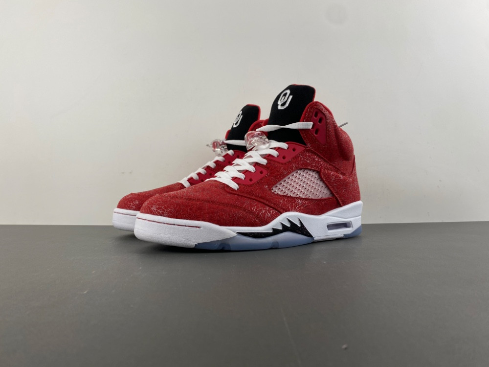 Air Jordan 5 Retro ''NCAA Pack - Oklahoma'' Sample DJ4954 997023 SZ