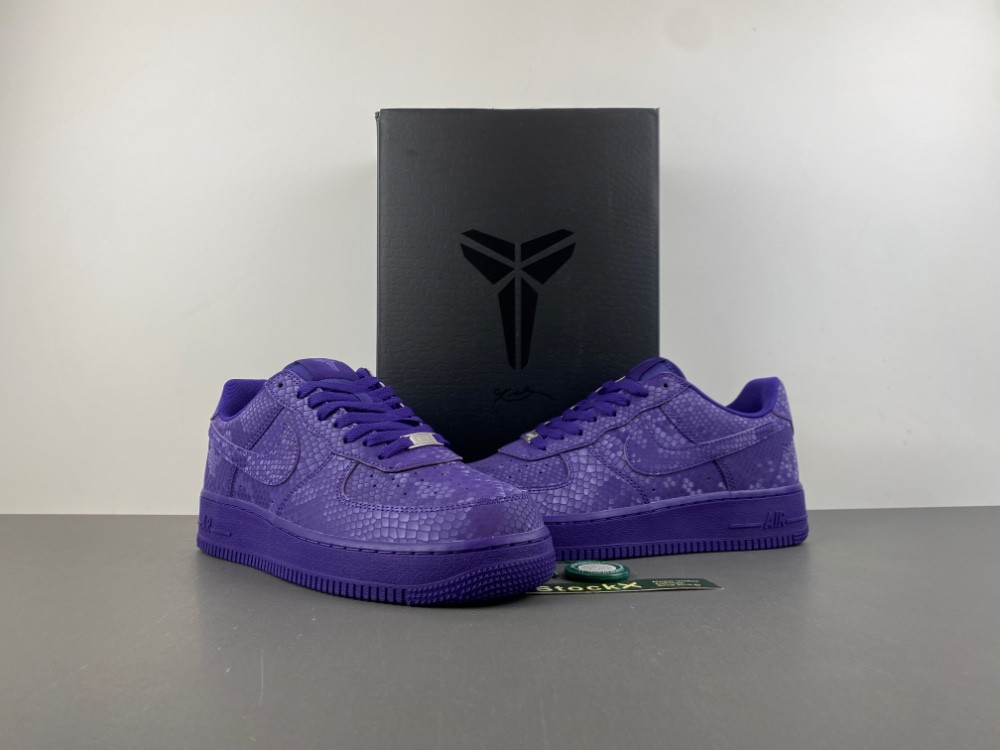 Kobe Bryant Nike Air Force 1 Low Court Purple IB0018-500