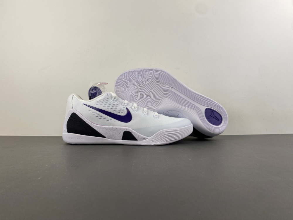 Nike Kobe 9 EM Low Protro White Court Purple IH1401-100