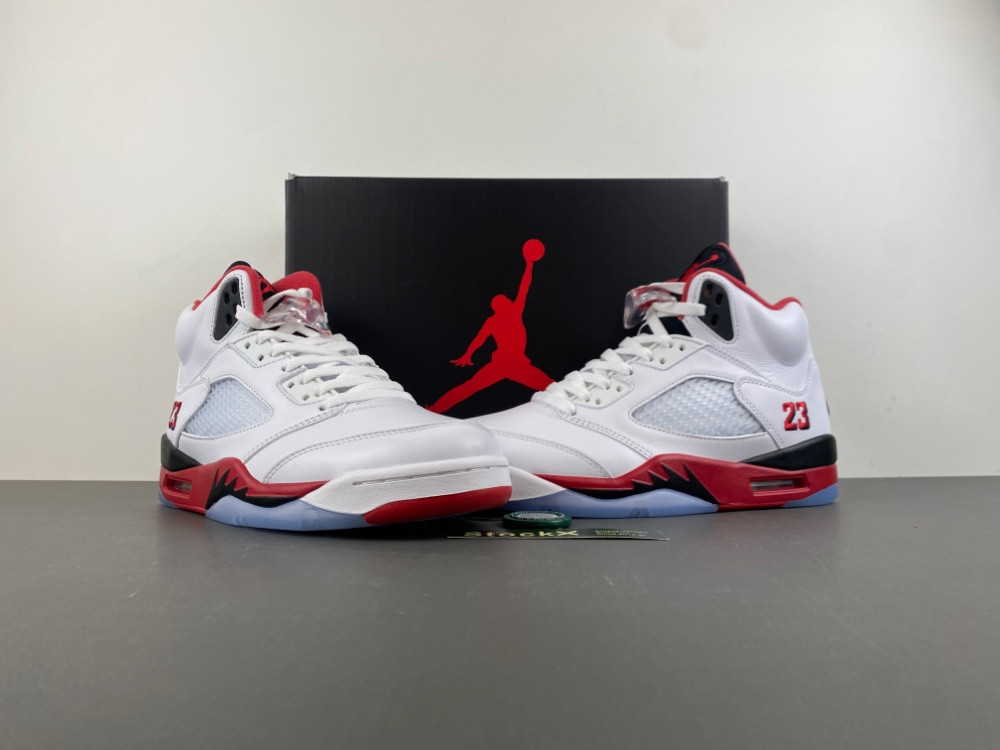 Jordan 5 Retro Fire Red Black Tongue (2025) - HQ7978-101