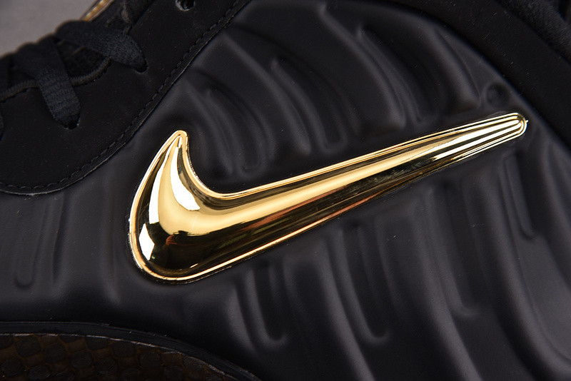 Nike Air Foamposite Pro Black Metallic Gold Men
