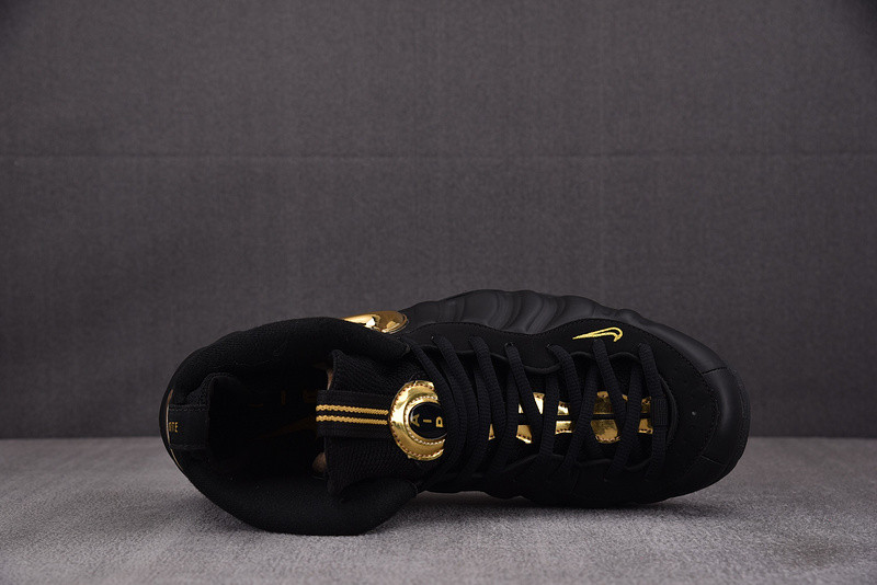 Nike Air Foamposite Pro Black Metallic Gold Men