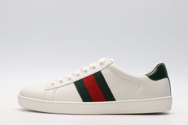 Gvc*1 ace embroidered low-top sneaker white with stripe
