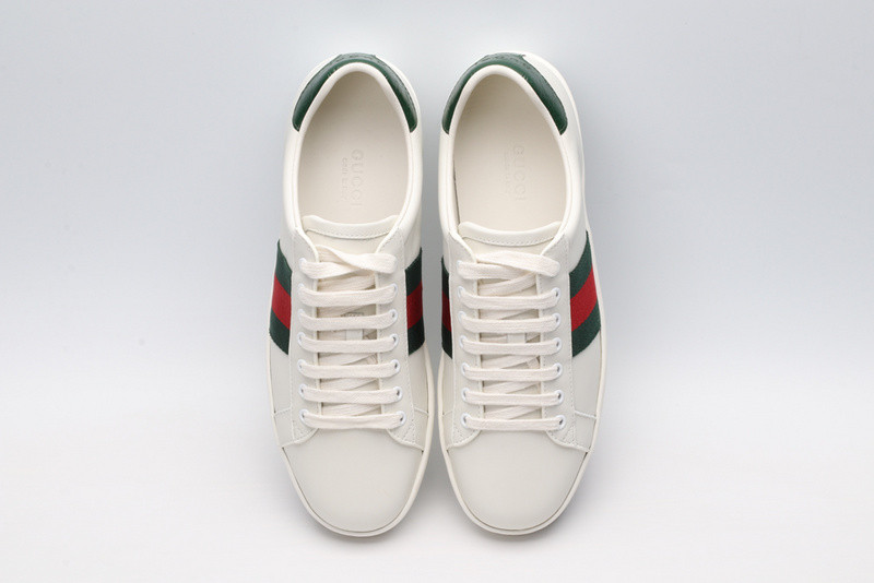 Gvc*1 ace embroidered low-top sneaker white with stripe
