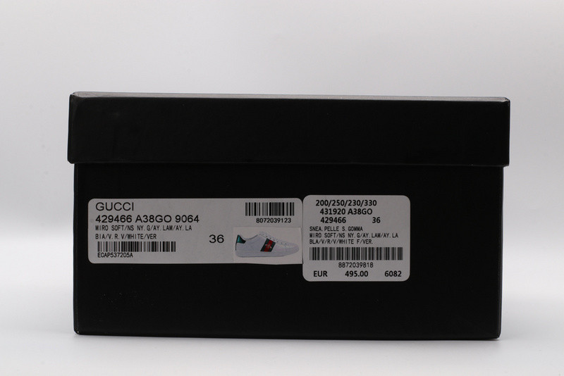 Gvc*1 ace embroidered low-top sneaker white with bee