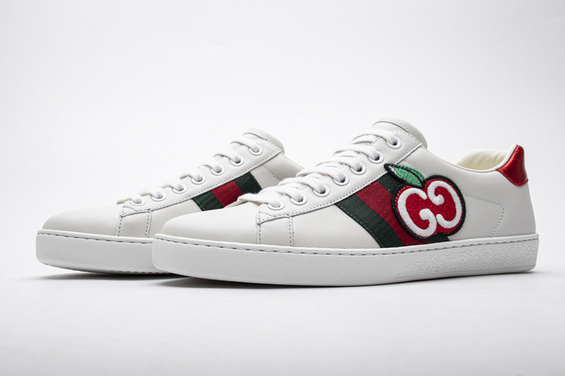 Gvc*1 low-top sneaker white with apple