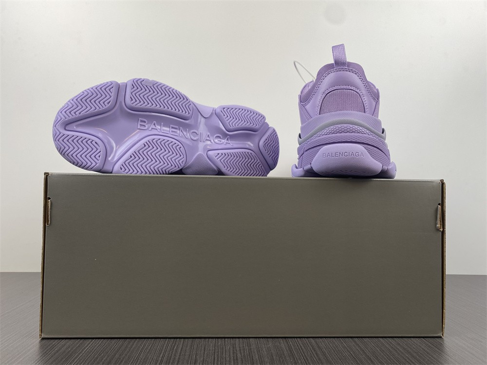 Ba1en*iaga triple s green purple 1.0 sneaker