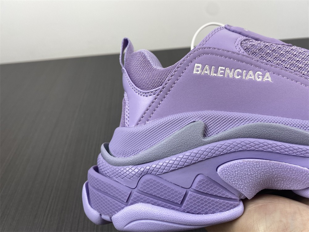 Ba1en*iaga triple s green purple 1.0 sneaker