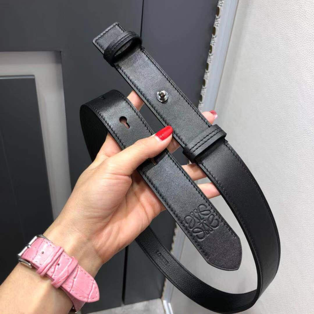 L0ew* unisex double-sided leather belt 190322