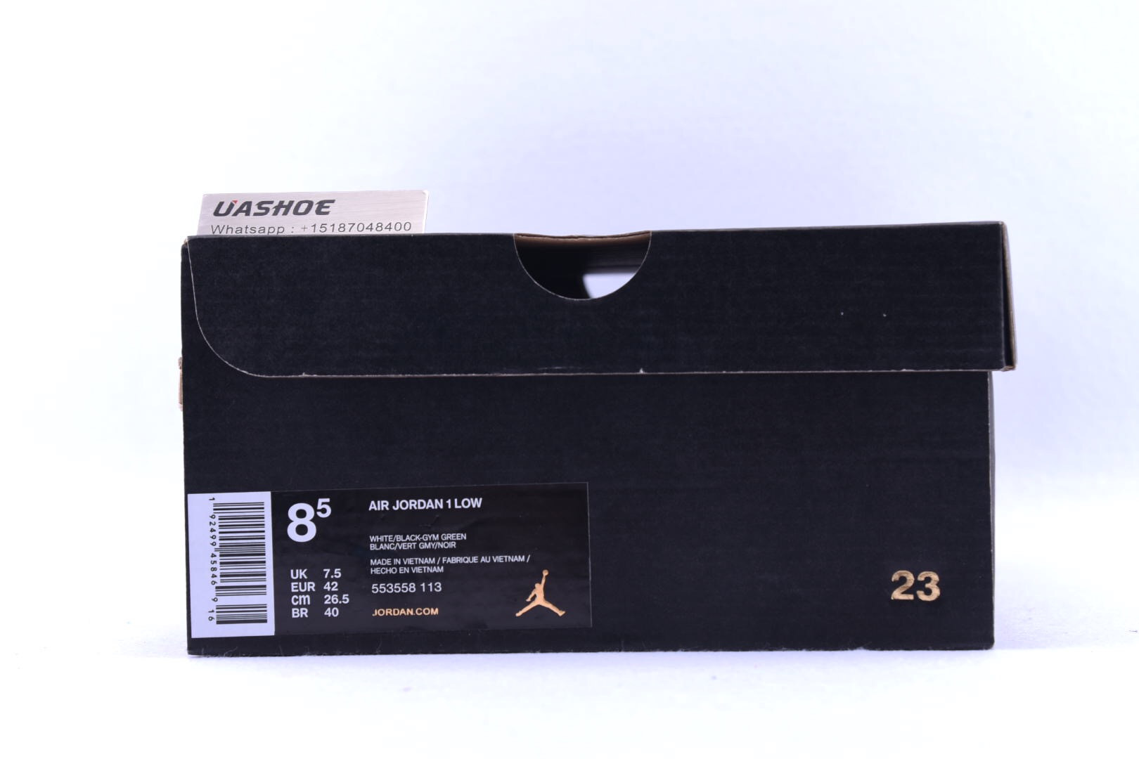 jordan 1 low white black mystic green 553558-113