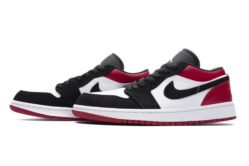 jordan 1 low black toe 553558-116