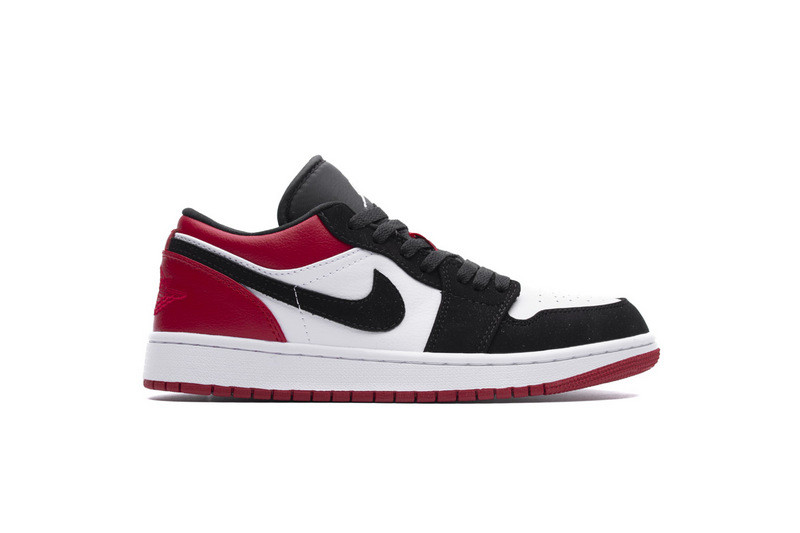 jordan 1 low black toe 553558-116