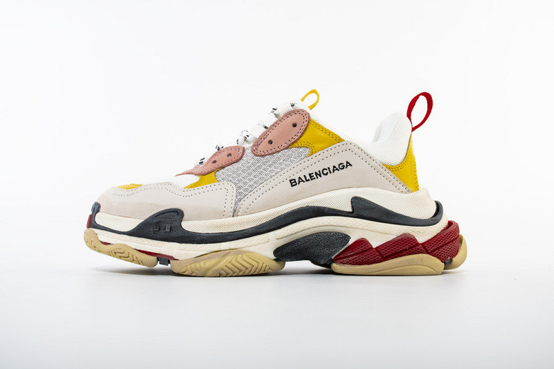 Ba*len*cia*ga triple s cream yellow red women