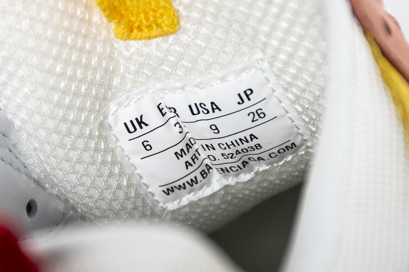 Ba*len*cia*ga triple s cream yellow red women