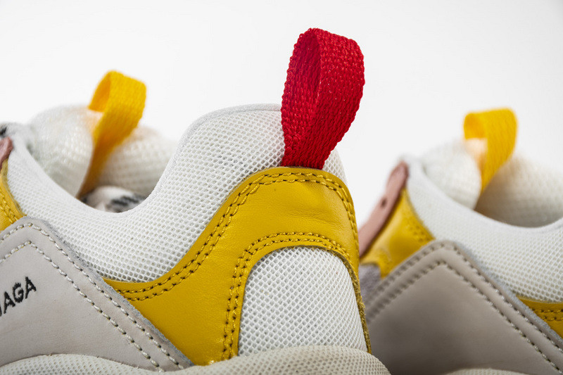 Ba*len*cia*ga triple s cream yellow red women