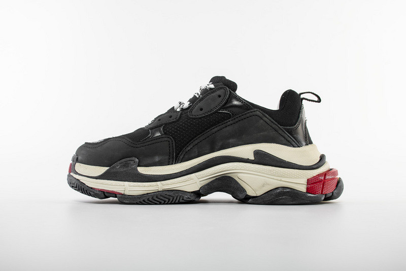 Ba*len*cia*ga grey black triple s trainers bicolour