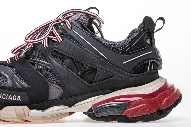 Ba*len*cia*ga 3.0 track trainer black red