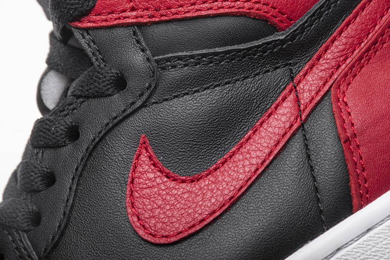 air jordan 1 retro high banned black red 555088-001