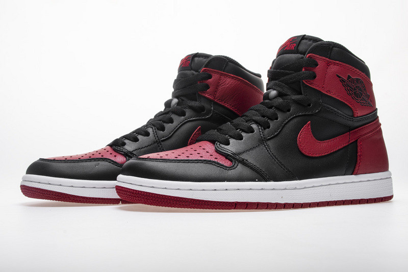 air jordan 1 retro high banned black red 555088-001
