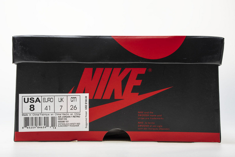 air jordan 1 retro high og chicago 555088-101