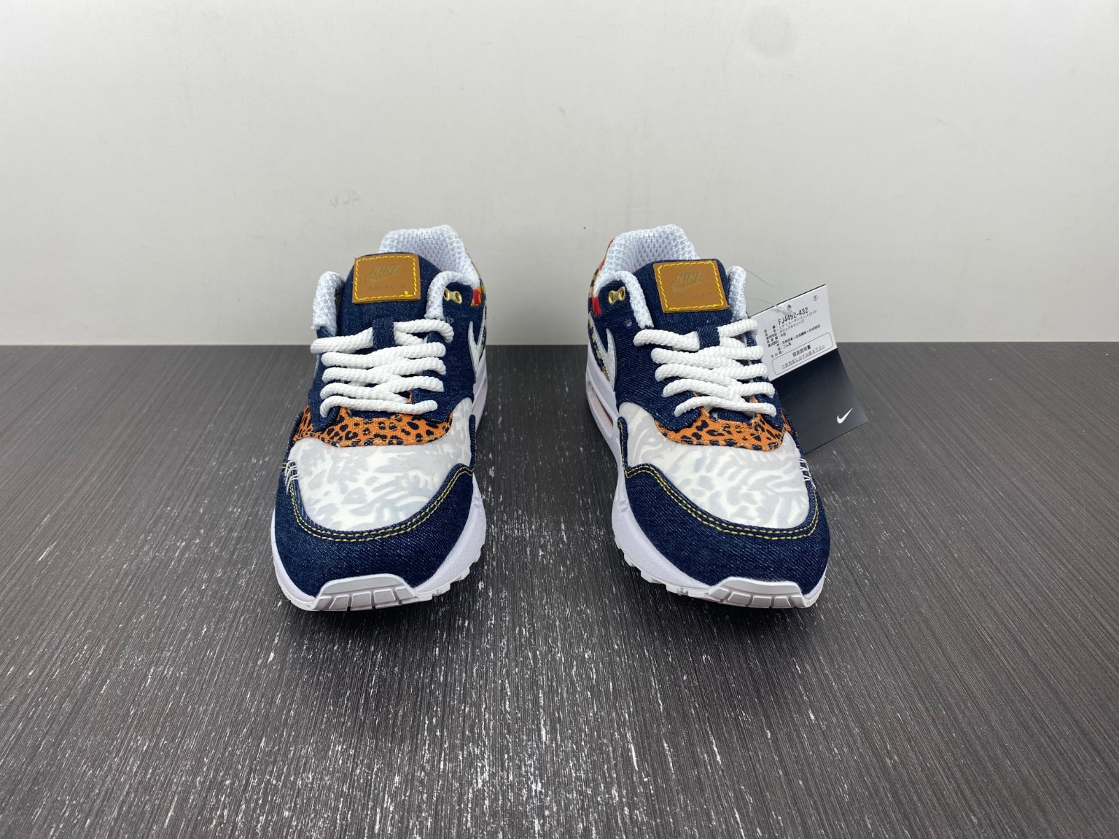 nike air max 1 preM1vm denim leopard men
