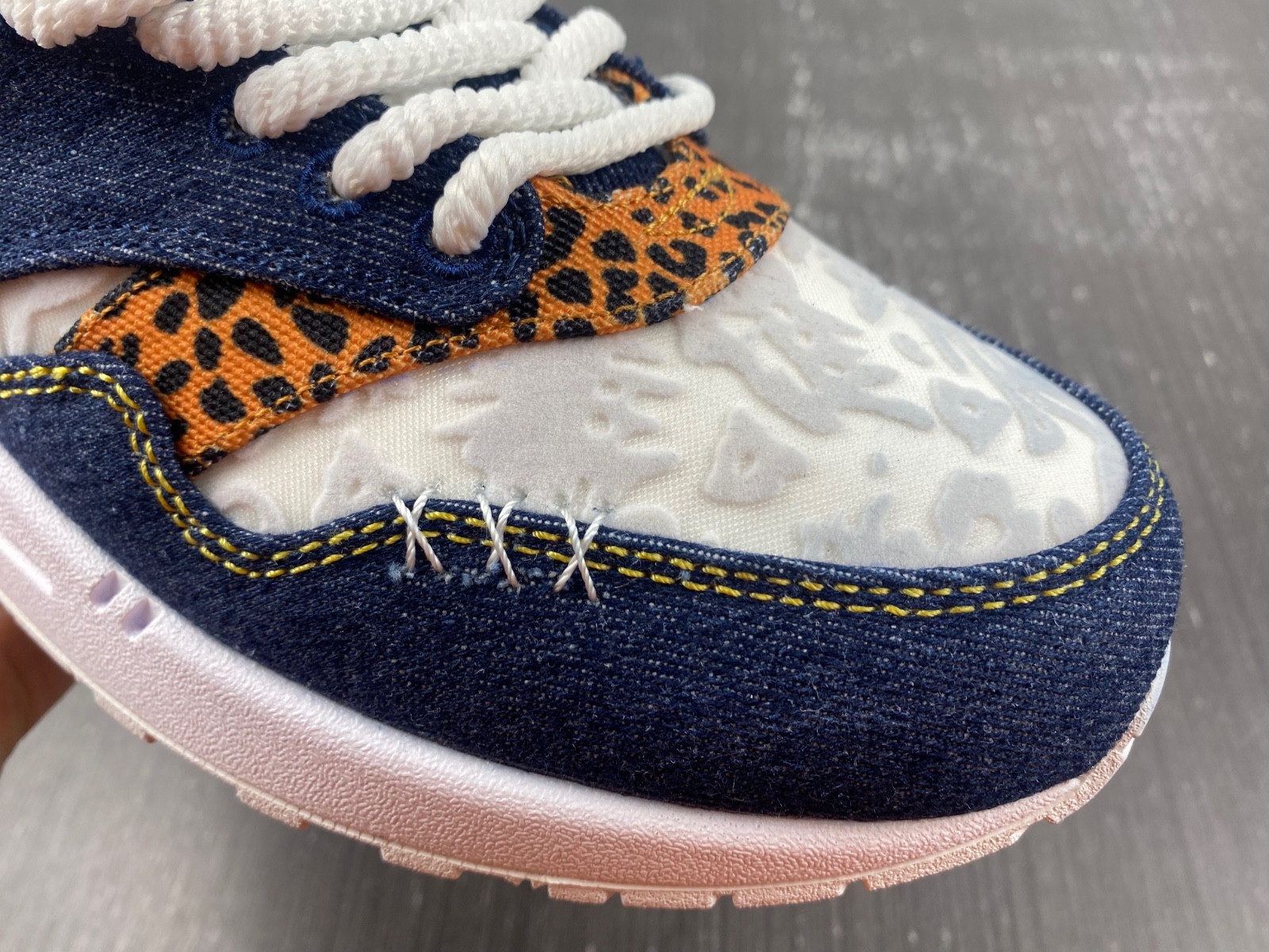 nike air max 1 preM1vm denim leopard men