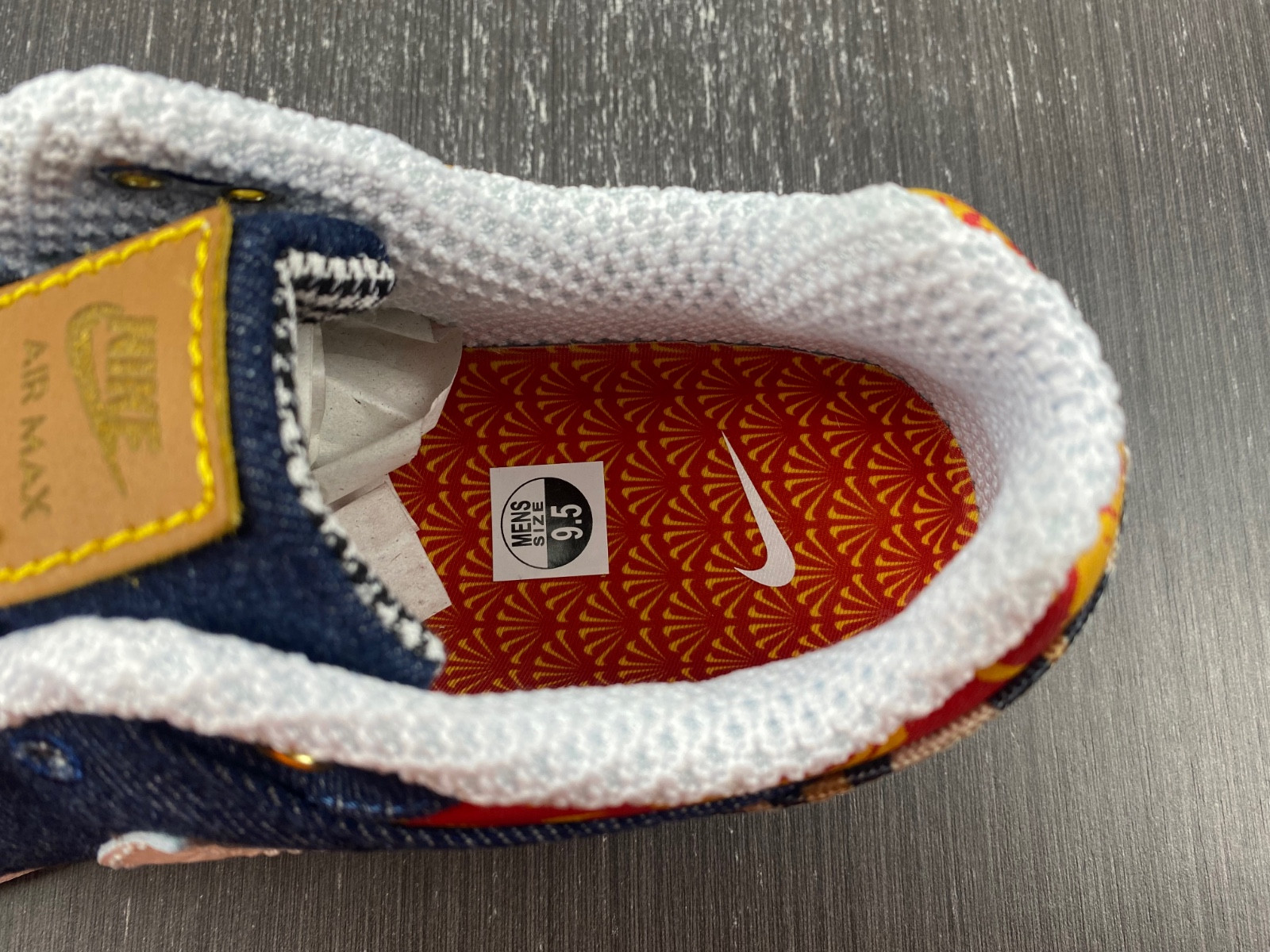 nike air max 1 preM1vm denim leopard men