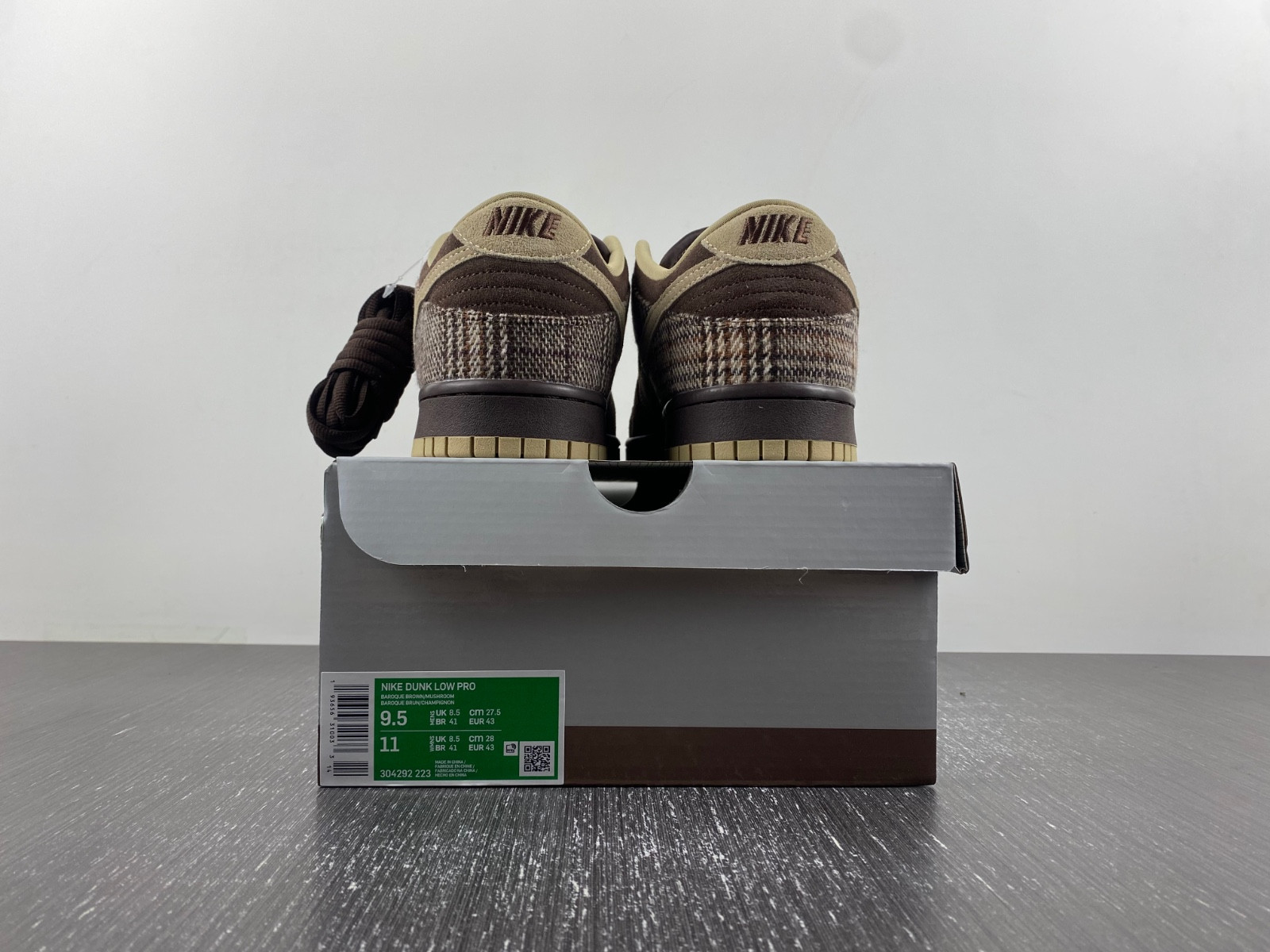 nike sb dunk low tweed - 304292-223