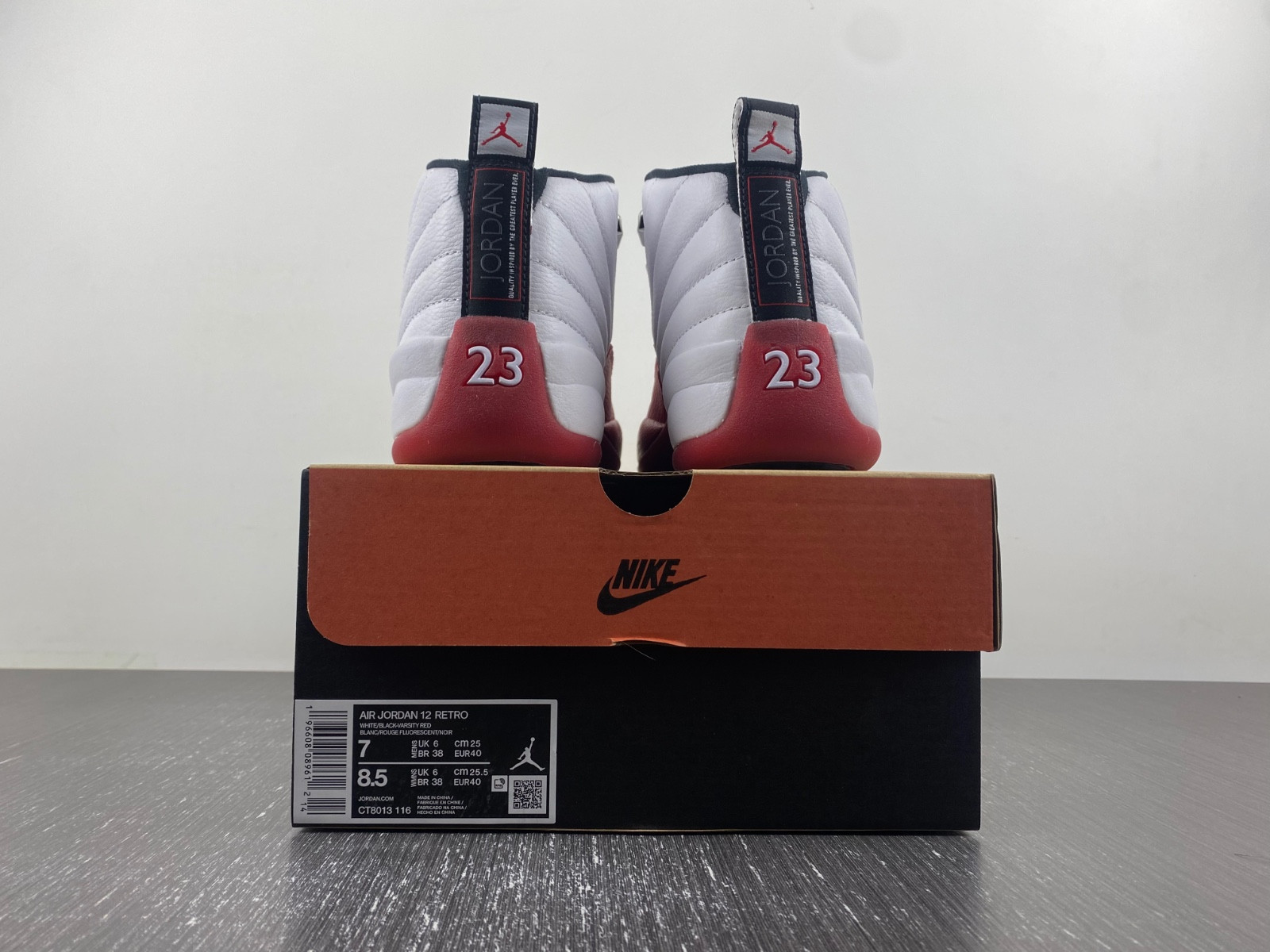 air jordan 12 cherry ct8013-116