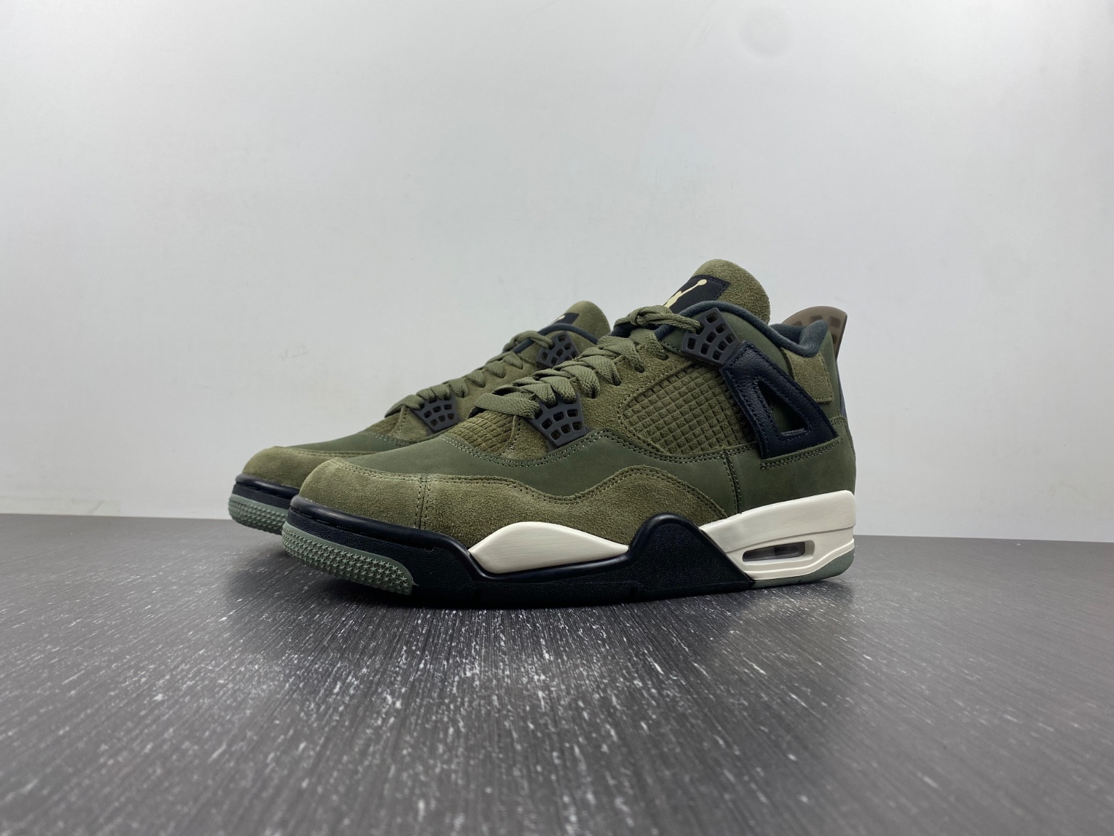 air jordan 4 craft "medium olive" fb9927-200