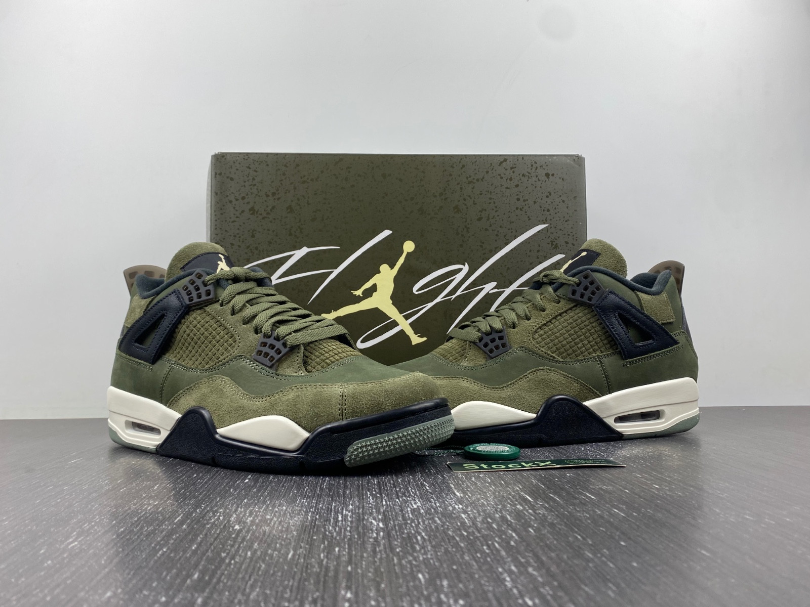 air jordan 4 craft "medium olive" fb9927-200