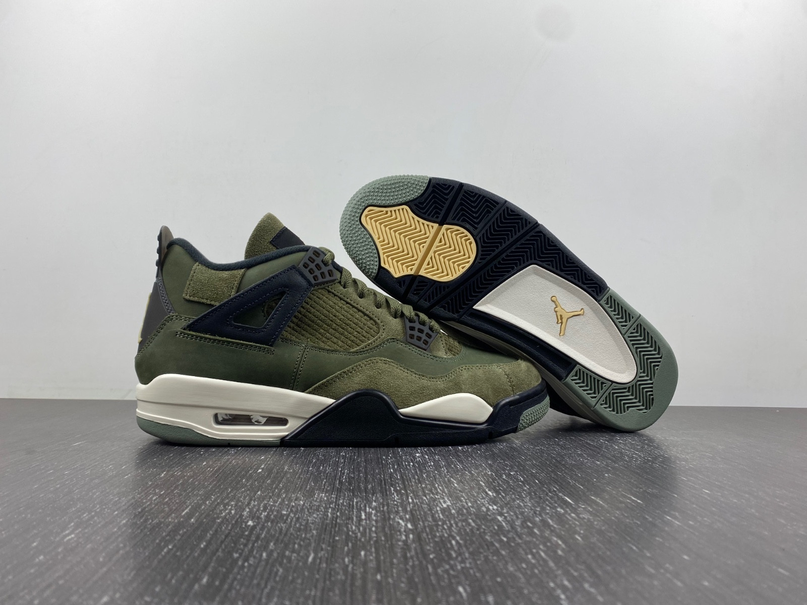 air jordan 4 craft "medium olive" fb9927-200