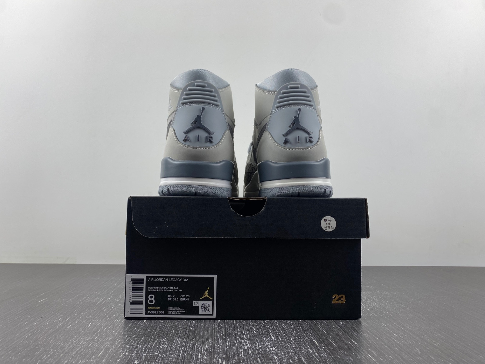 jordan legacy 312 wolf grey men